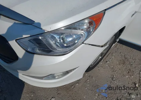 2012 Hyundai Sonata Hybrid from USA, damaged, VIN KMHEC4A46CA046285